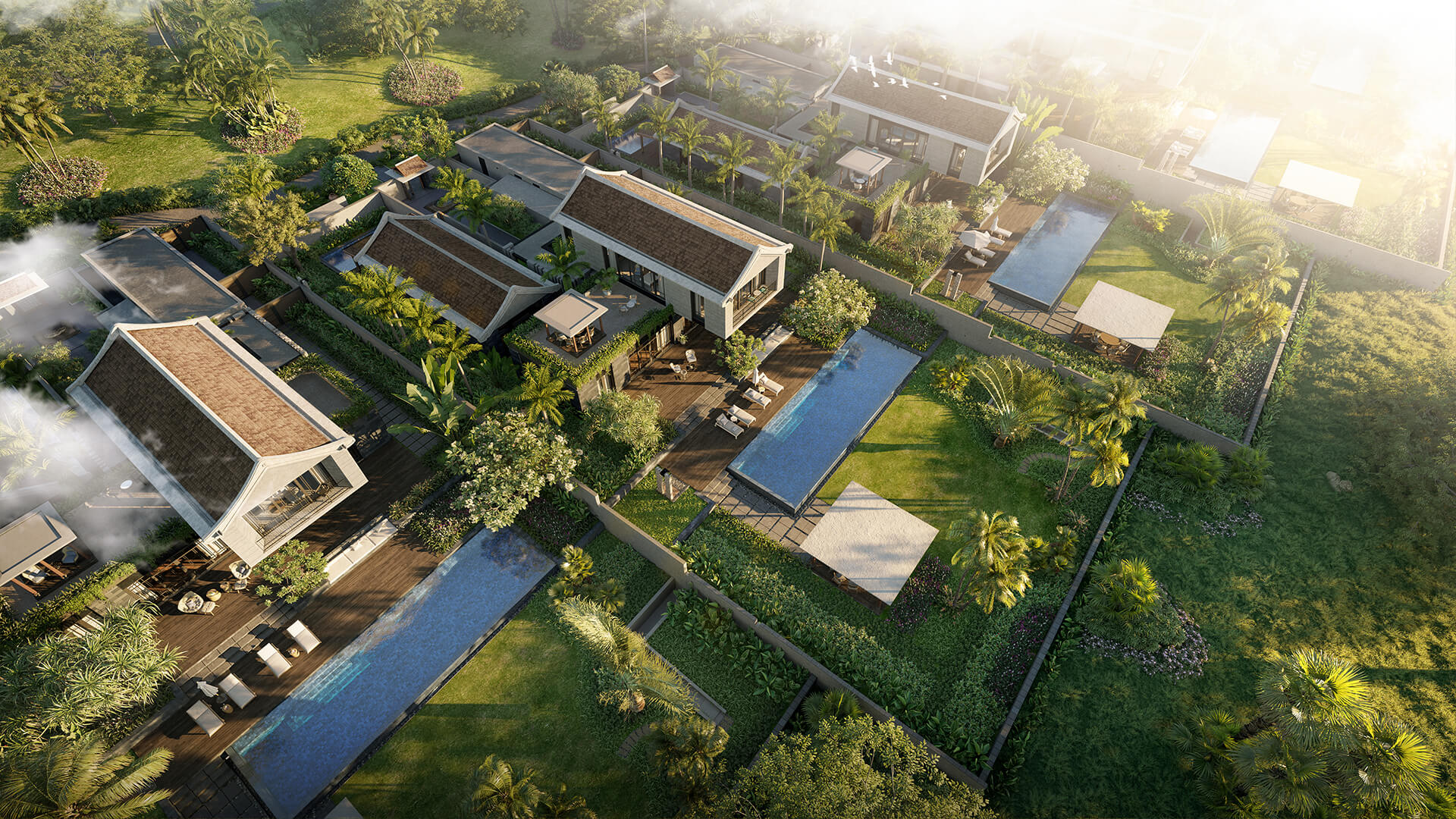 Không gian trong lành của dự án Park Hyatt Phu Quoc không chỉ mang đến cho cư dân tương lai một ngôi nhà đẹp, tiện nghi mà cả niềm tự hào là công trình xanh - thân thiện với môi trường. Ảnh minh họa
