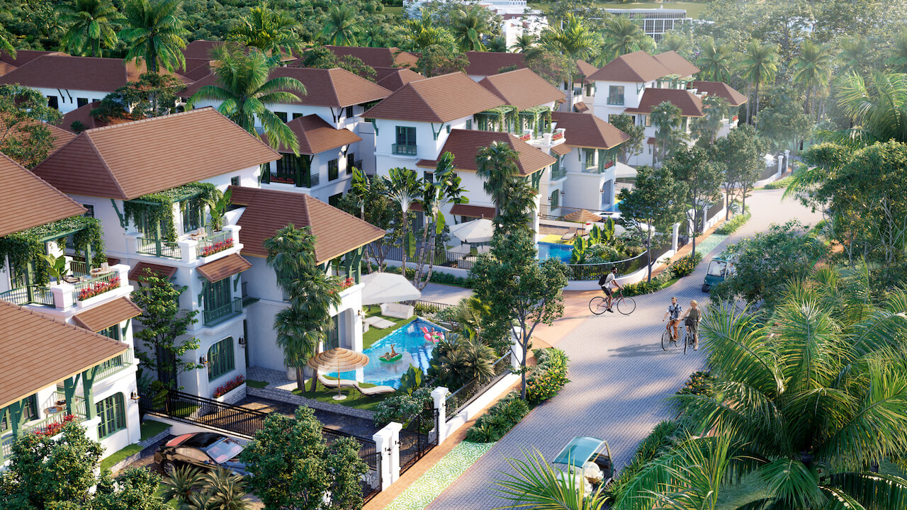 Sun Tropical Village được xây dựng theo triết lý nương vào thiên nhiên để phát triển. (Ảnh minh họa)