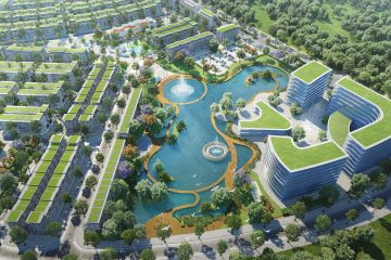Lake Park - một trong những tiện ích biệt thự Meyhomes Capital