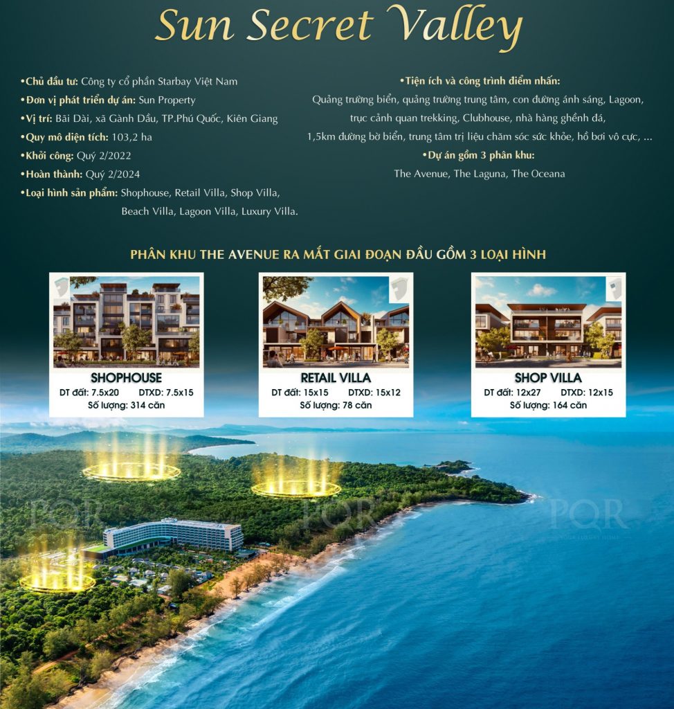 Mở bán đợt đầu Sun Secret Valley