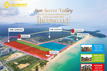 Vị trí Shop Villa Sun Secret Valley