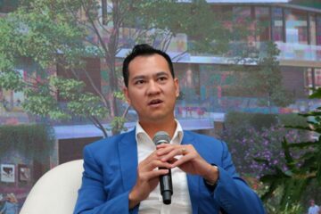 Ông Phạm Minh Đức, Phó Tổng Giám đốc Tập đoàn Tân Á Đại Thành (Ảnh: Tùng Dương).