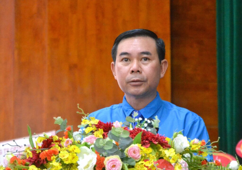 Ông Phan Xuân Trí tái đắc cử chức danh Chủ tịch LĐLĐ TP. Phú Quốc. Ảnh: Lục Tùng